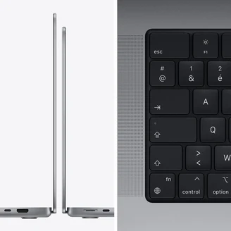 MacBook Pro With sticker marks (2021) 16-inch - Apple M1 Max 10-core and 24-core GPU - 64GB RAM - SSD 1000GB - Standard display