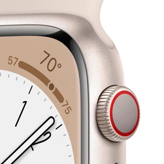 Apple Watch Series 8 (2022) GPS + Cellular 41 mm - Aluminium Starlight