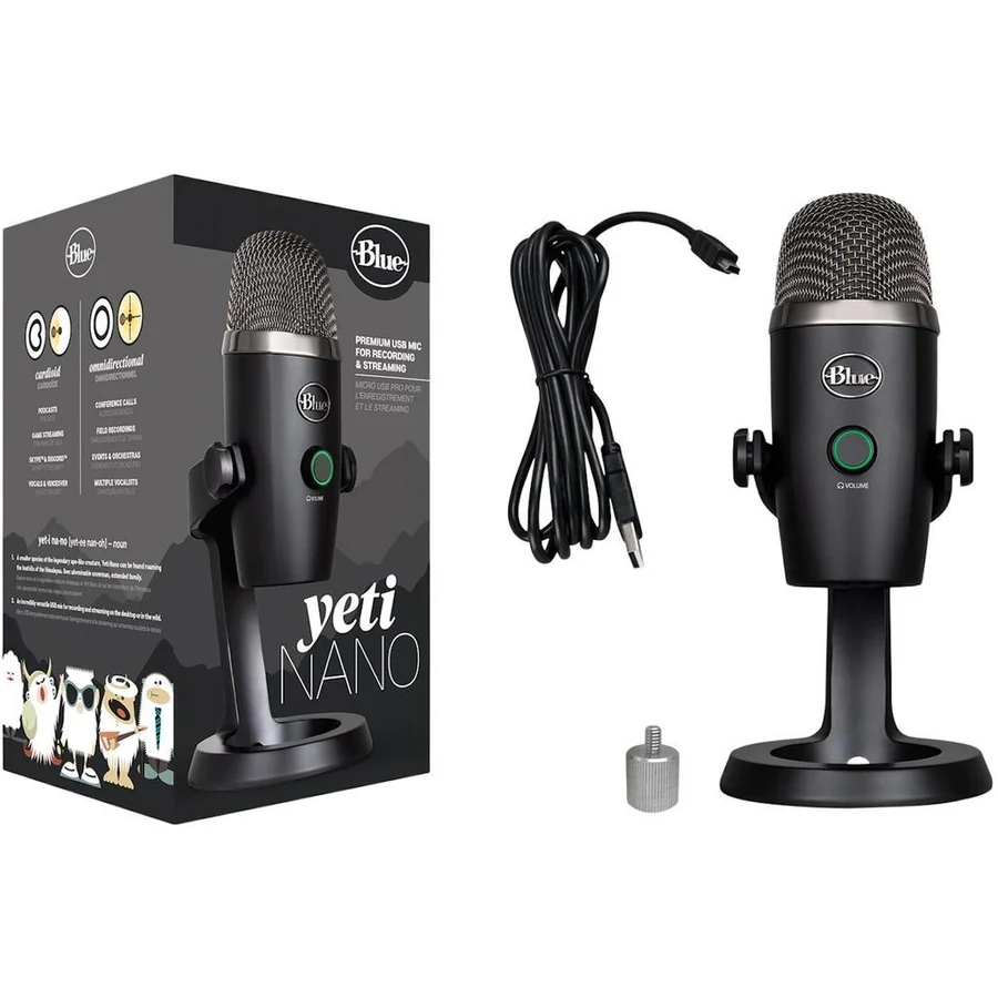 Blue Microphones Blue Yeti Nano Premium audio accessories