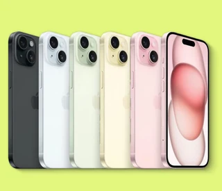 The iPhone 15 lineup is available in nine different colors.