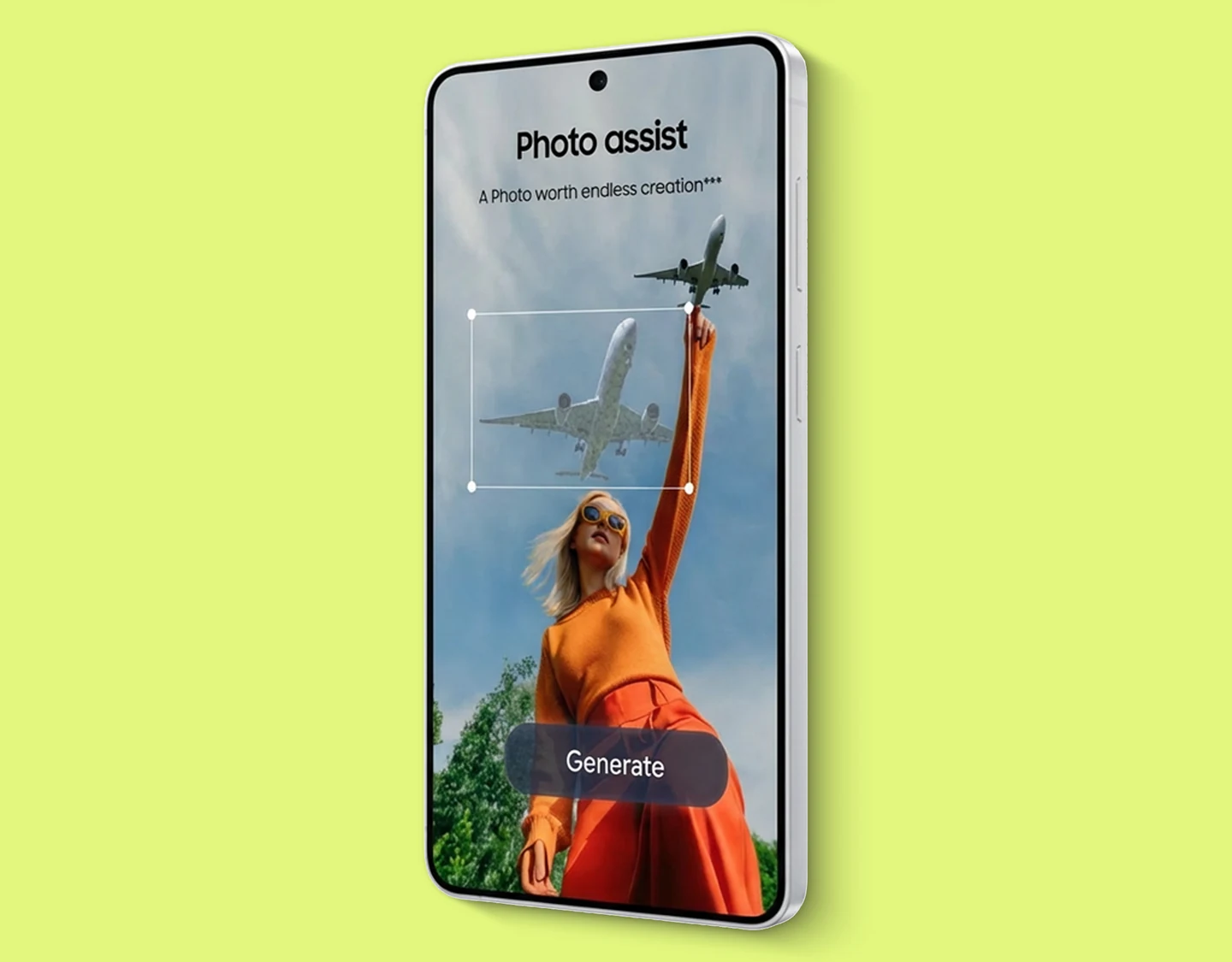 The Galaxy S26+ is shown with "Galaxy AI" displayed on its screen.