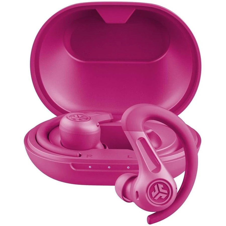 Jlab JBuds Sport ANC 4 Earbud Noise-Cancelling Bluetooth Earphones - Pink