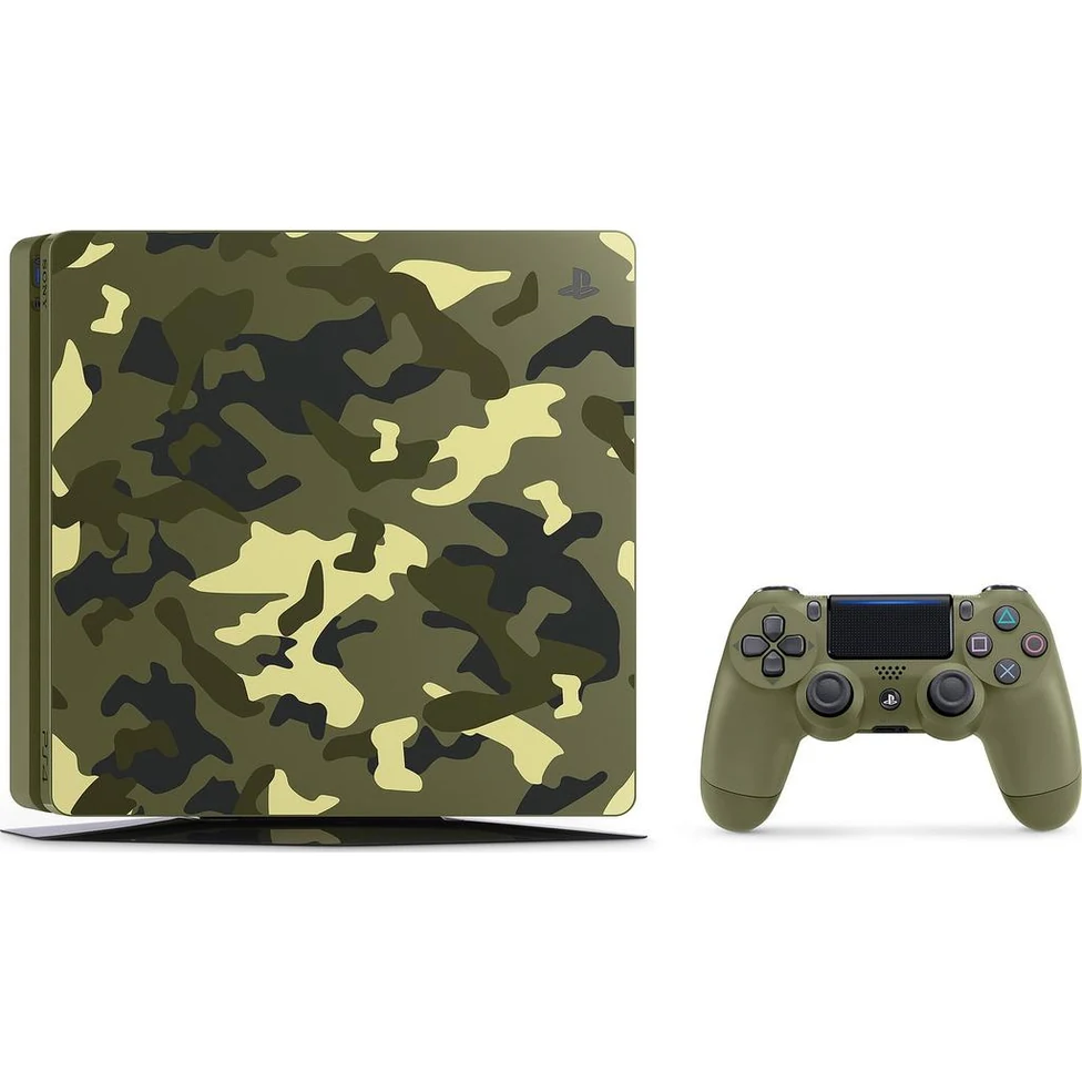 PlayStation 4 Slim 1000GB - Green - Limited edition Call Of Duty WW 2 + Call of Duty: WWII